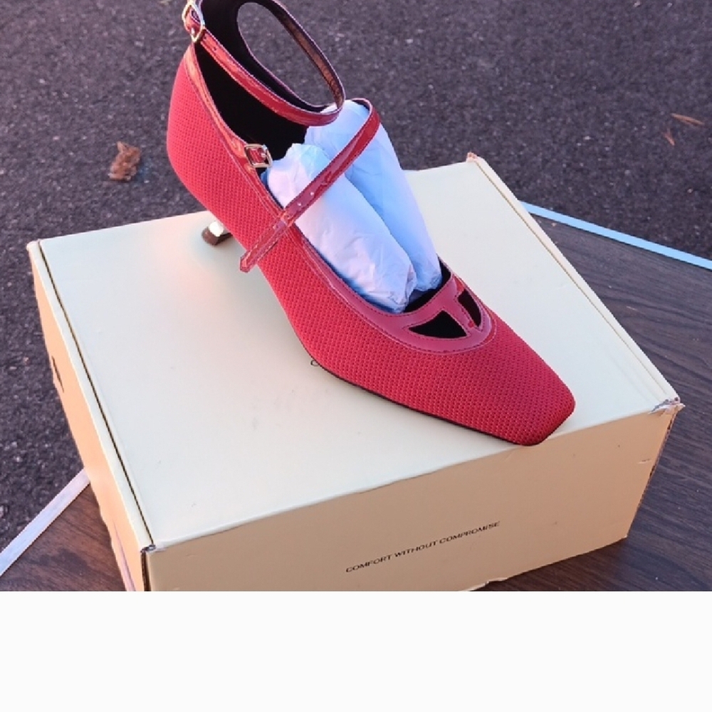 Chic Red Women's Heels